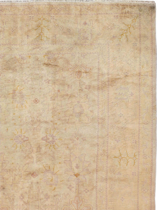 Antique Turkish Oushak Carpet, No.20105 - Gsblank