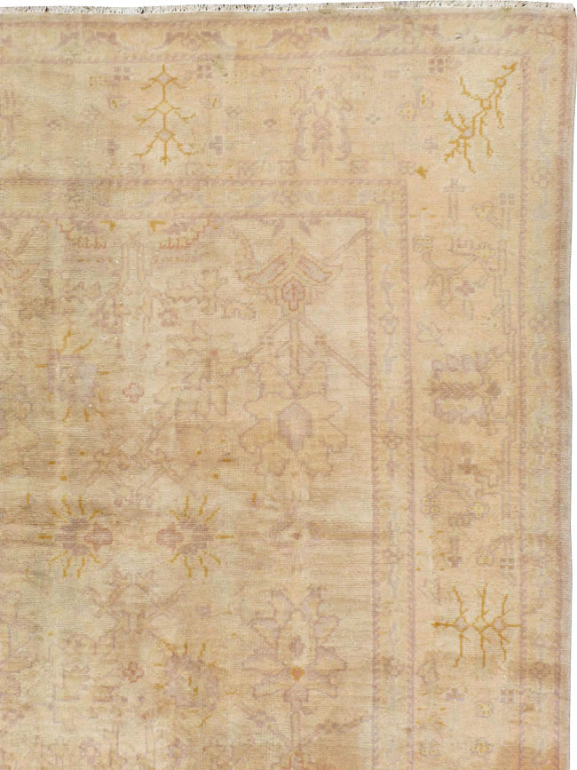 Antique Turkish Oushak Carpet, No.20105 - Gsblank