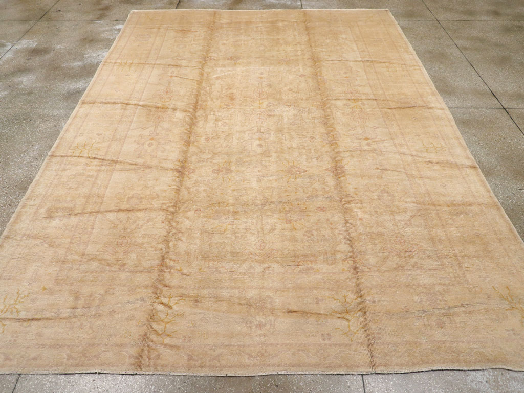 Antique Turkish Oushak Carpet, No.20105 - Gsblank