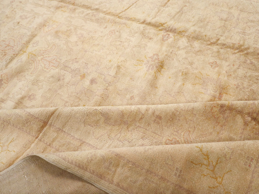 Antique Turkish Oushak Carpet, No.20105 - Gsblank