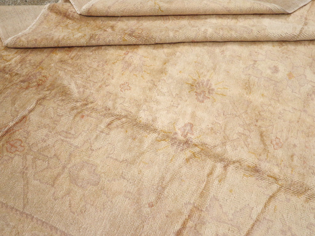 Antique Turkish Oushak Carpet, No.20105 - Gsblank