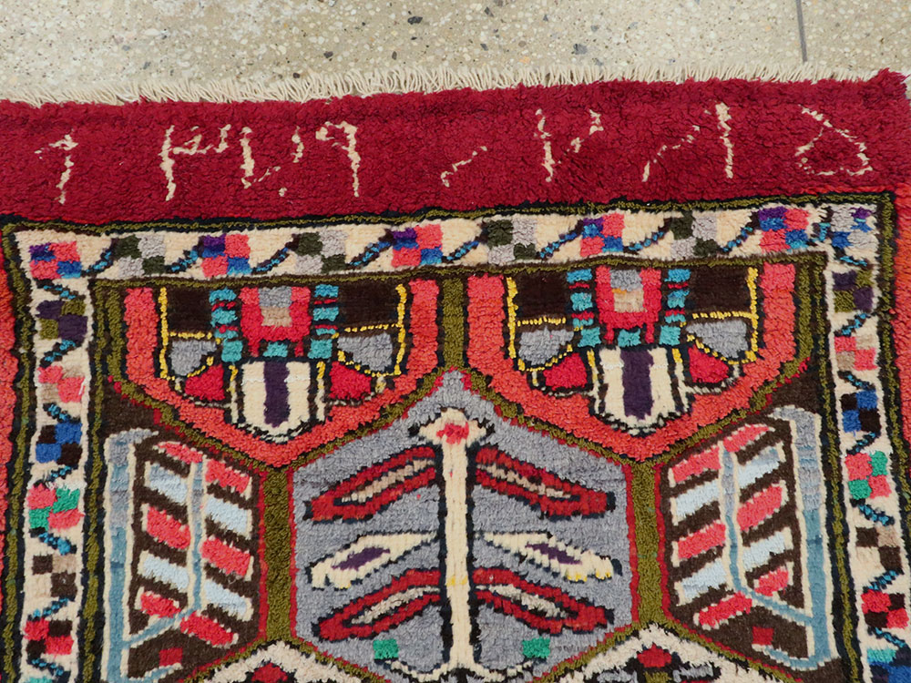 Vintage Persian Hamadan Rug, No.20107 - Gsblank