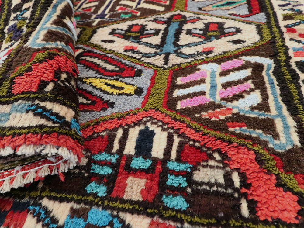 Vintage Persian Hamadan Rug, No.20107 - Gsblank