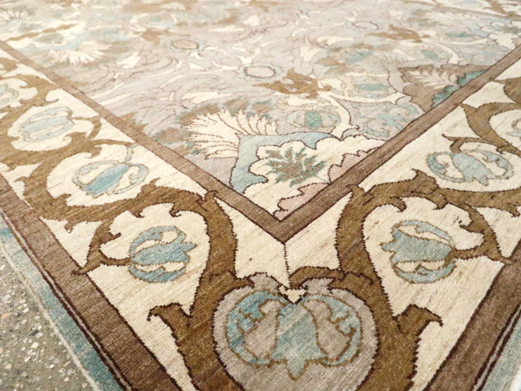 Modern Persian Tabriz Accent Rug, No.20111 - Gsblank