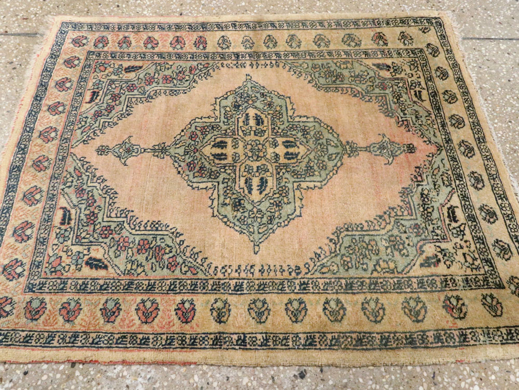 Antique Persian Tabriz Hagi Jalili Rug, No.20118 - Gsblank
