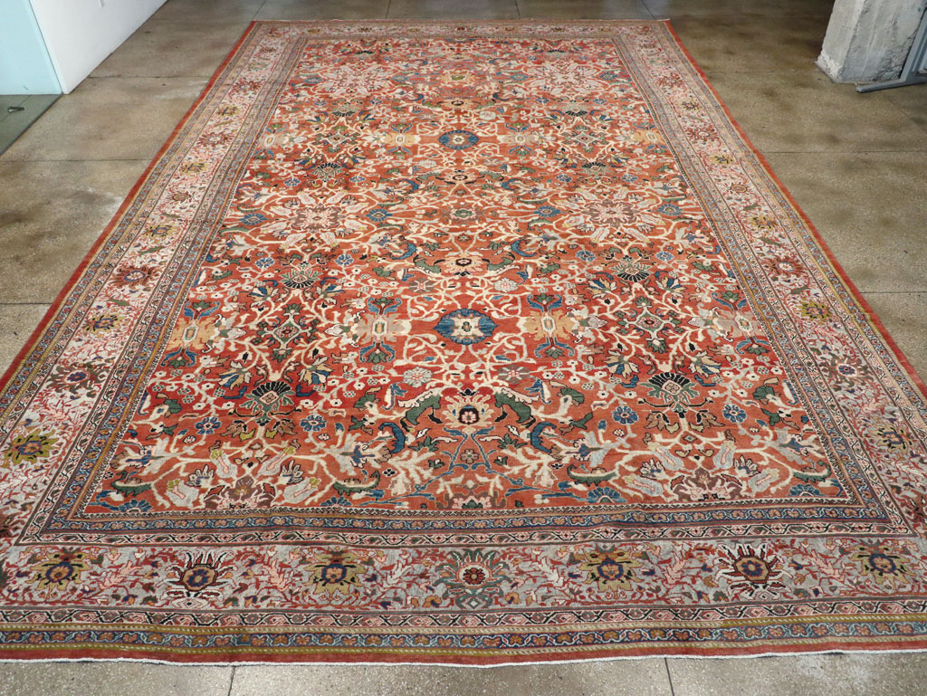 Antique Persian Mahal Carpet, No.20125 - Gsblank