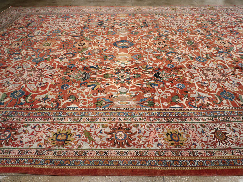 Antique Persian Mahal Carpet, No.20125 - Gsblank