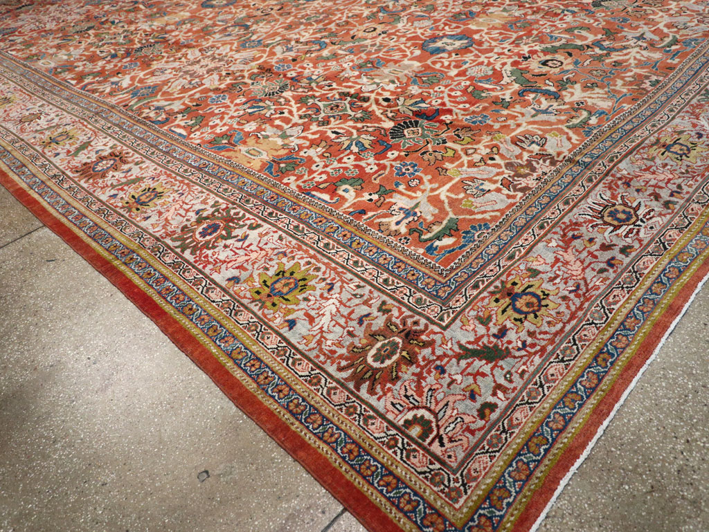 Antique Persian Mahal Carpet, No.20125 - Gsblank