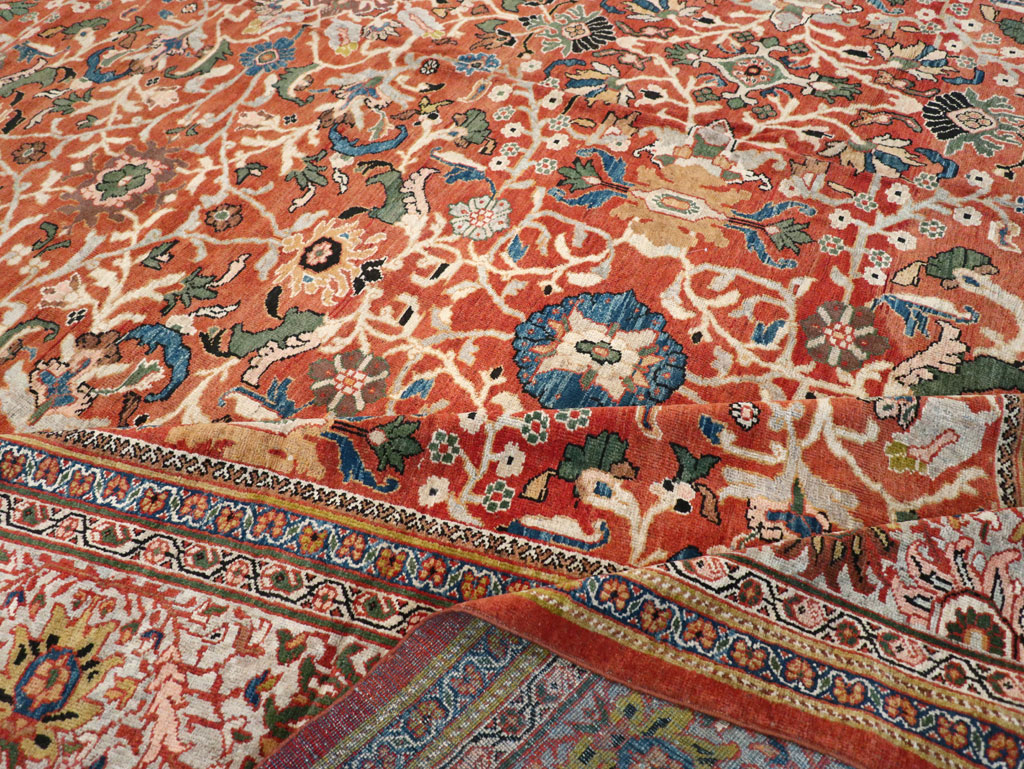 Antique Persian Mahal Carpet, No.20125 - Gsblank