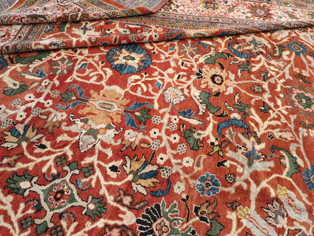 Antique Persian Mahal Carpet, No.20125 - Gsblank