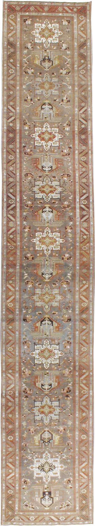 Antique Persian Heriz Runner, No.20130 - Gsblank
