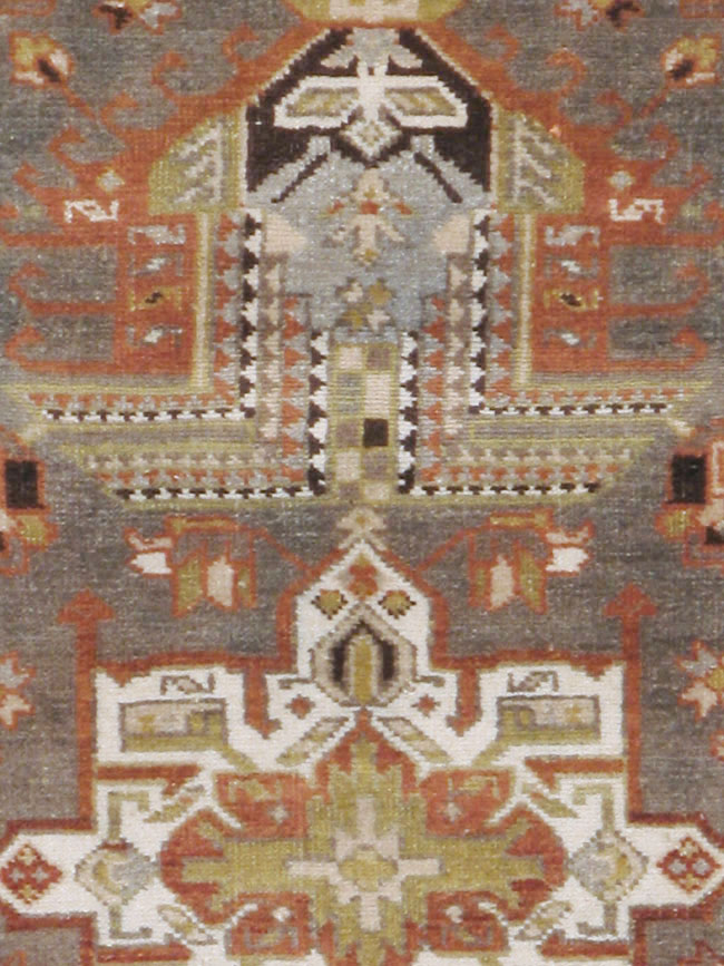 Antique Persian Heriz Runner, No.20130 - Gsblank