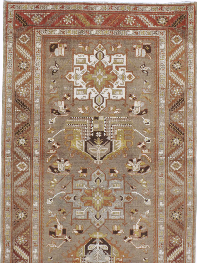 Antique Persian Heriz Runner, No.20130 - Gsblank