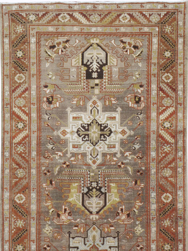 Antique Persian Heriz Runner, No.20130 - Gsblank