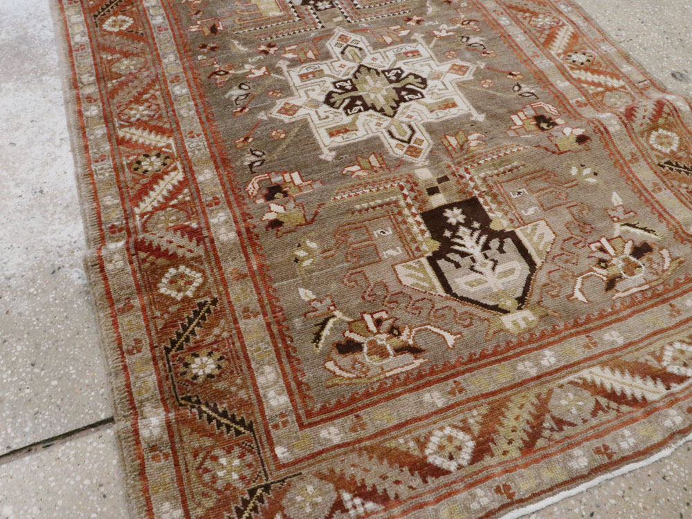 Antique Persian Heriz Runner, No.20130 - Gsblank