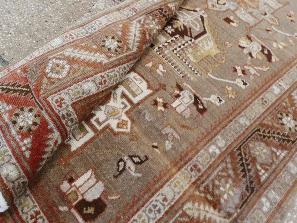 Antique Persian Heriz Runner, No.20130 - Gsblank