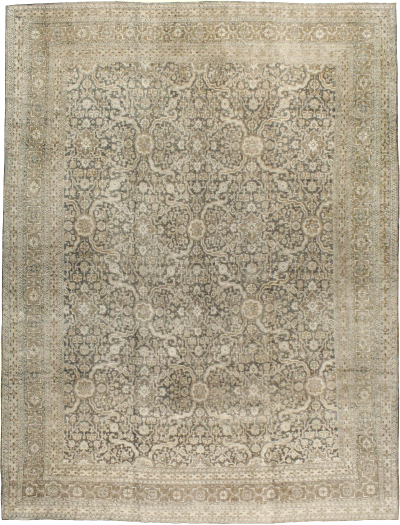 Antique Persian Tabriz Carpet, No.20159 - Gsblank