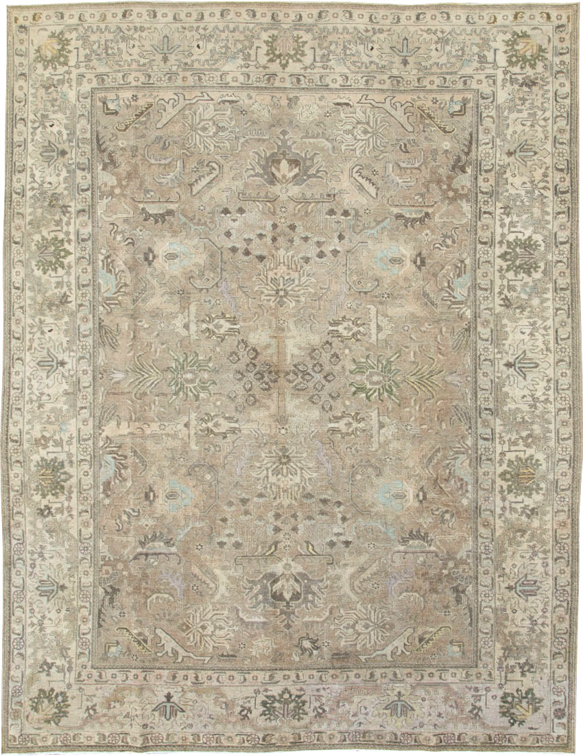 Vintage Persian Tabriz Carpet, No.20165 - Gsblank
