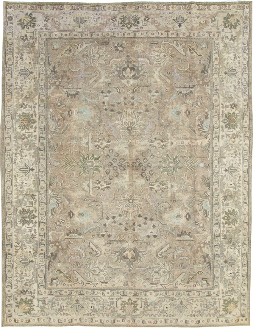 Vintage Persian Tabriz Carpet, No.20165 - Gsblank