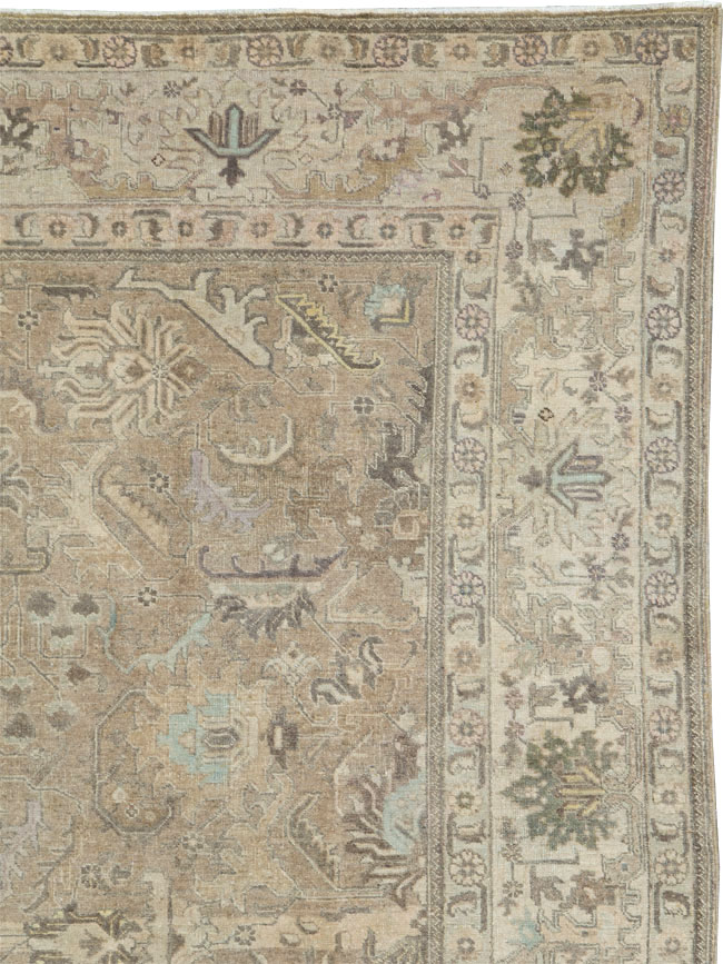 Vintage Persian Tabriz Carpet, No.20165 - Gsblank