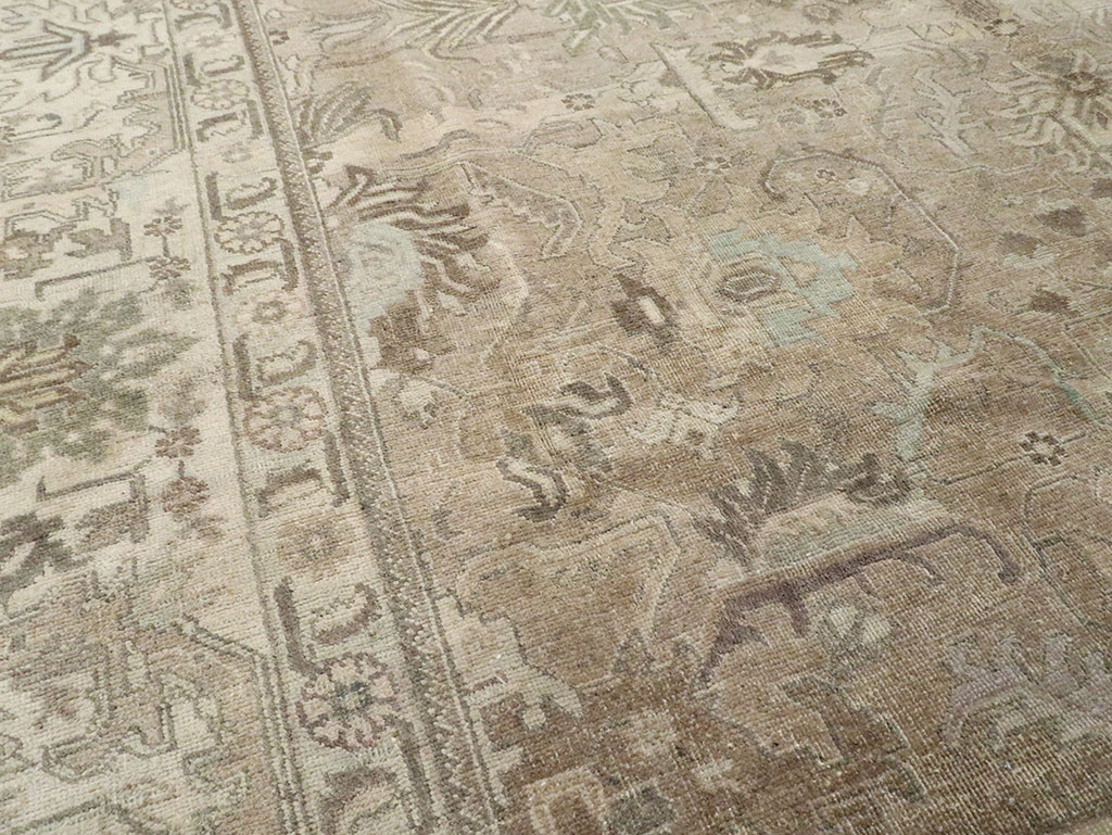 Vintage Persian Tabriz Carpet, No.20165 - Gsblank