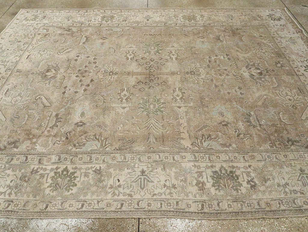 Vintage Persian Tabriz Carpet, No.20165 - Gsblank