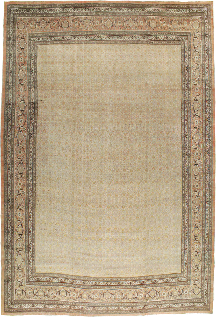 Antique Persian Tabiz Carpet, No.20170 - Gsblank