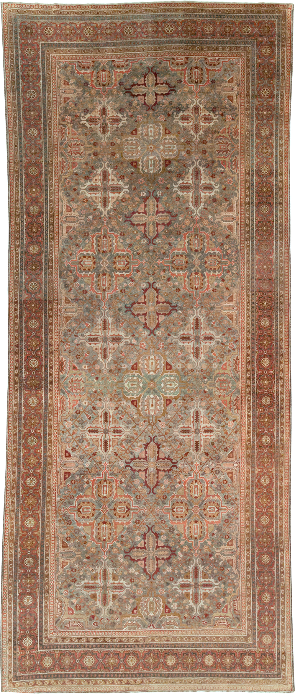 Antique Persian Joshegan Gallery Carpet, No.20171 - Gsblank