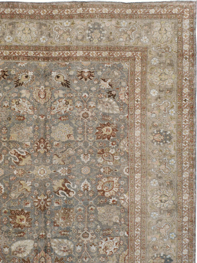 Antique Persian Tabriz Carpet, No.20173 - Gsblank