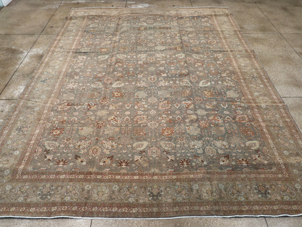 Antique Persian Tabriz Carpet, No.20173 - Gsblank
