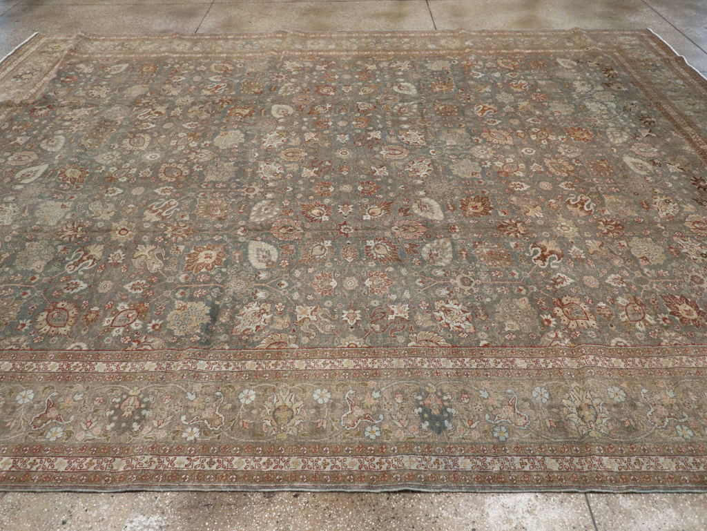 Antique Persian Tabriz Carpet, No.20173 - Gsblank