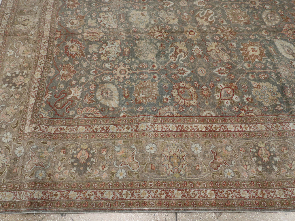 Antique Persian Tabriz Carpet, No.20173 - Gsblank