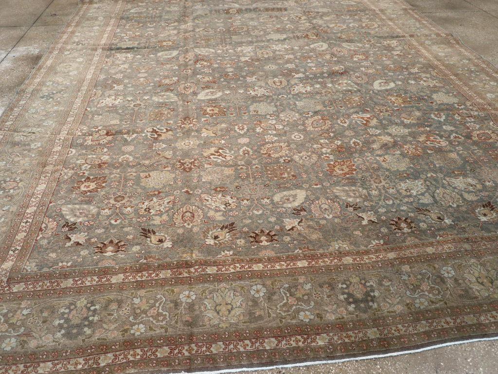 Antique Persian Tabriz Carpet, No.20173 - Gsblank