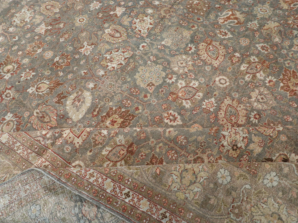 Antique Persian Tabriz Carpet, No.20173 - Gsblank