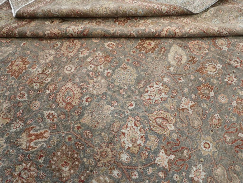 Antique Persian Tabriz Carpet, No.20173 - Gsblank