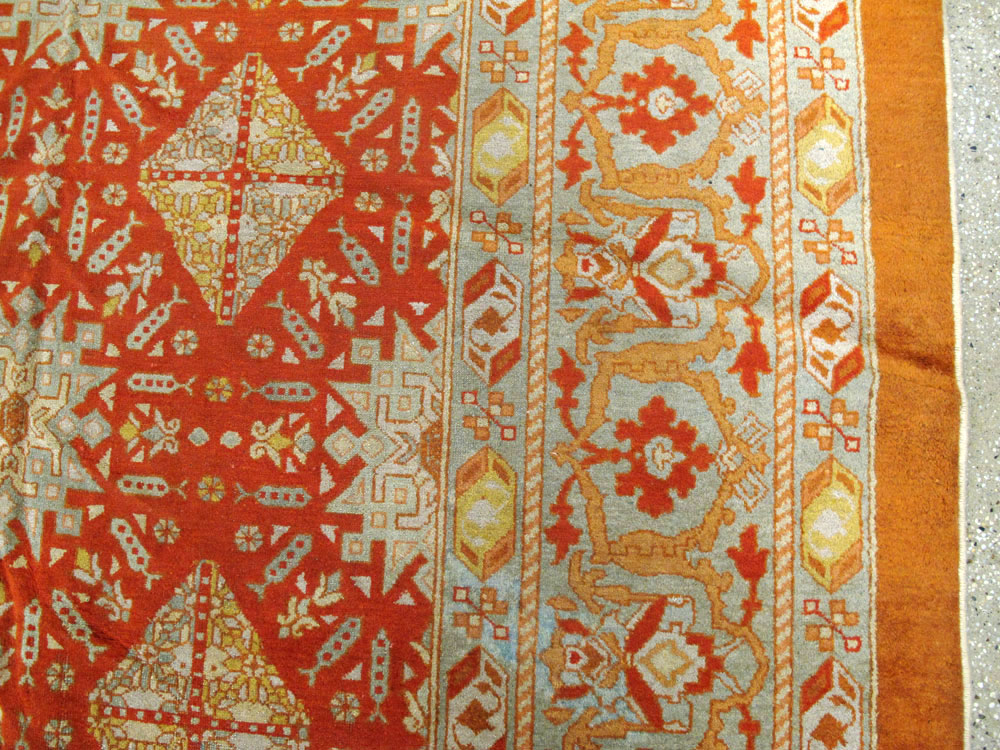 Antique Indian Amritsar Carpet, No.20175 - Gsblank