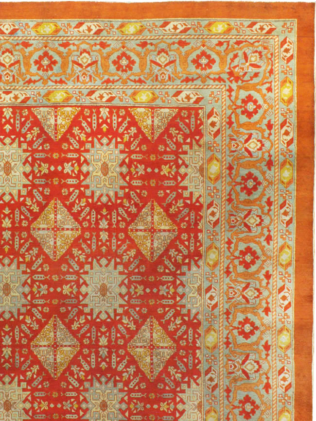 Antique Indian Amritsar Carpet, No.20175 - Gsblank
