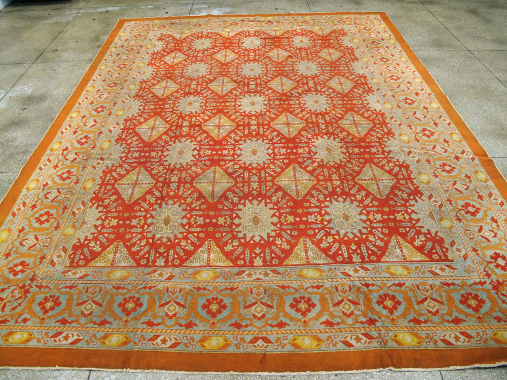 Antique Indian Amritsar Carpet, No.20175 - Gsblank