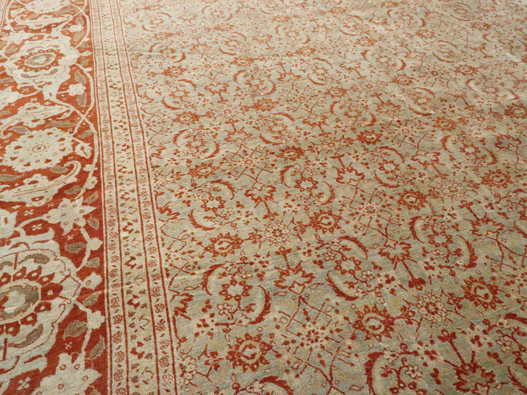 Antique Persian Tabriz Carpet, No.20176 - Gsblank
