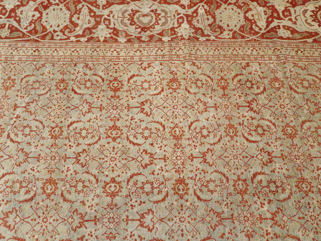 Antique Persian Tabriz Carpet, No.20176 - Gsblank
