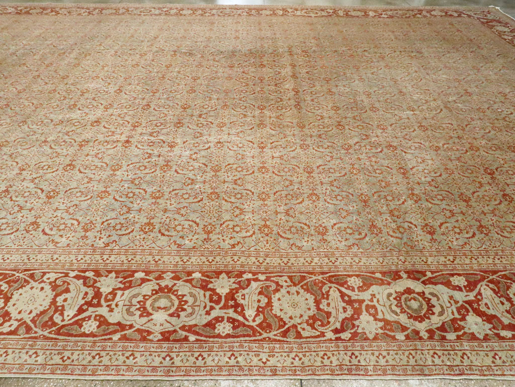 Antique Persian Tabriz Carpet, No.20176 - Gsblank