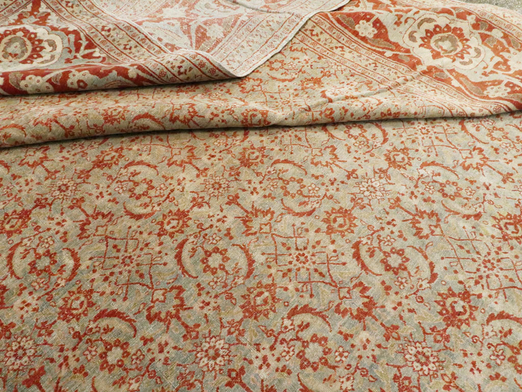 Antique Persian Tabriz Carpet, No.20176 - Gsblank