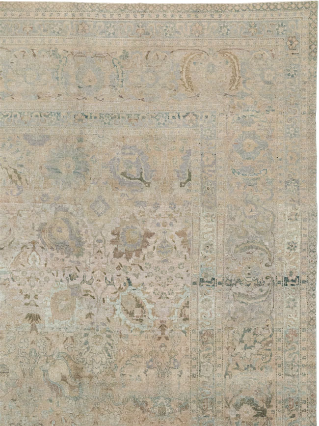 Antique Persian Tabriz Carpet, No.20177 - Gsblank