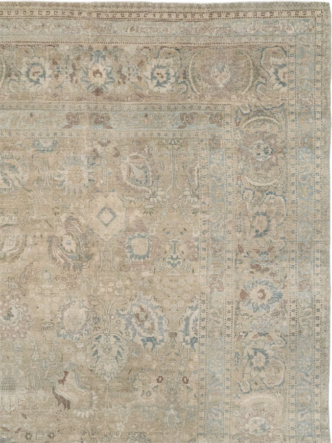 Antique Persian Tabriz Carpet, No.20177 - Gsblank
