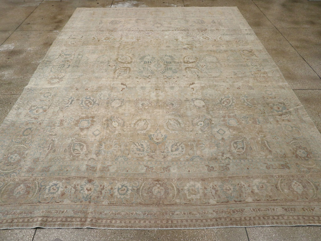 Antique Persian Tabriz Carpet, No.20177 - Gsblank