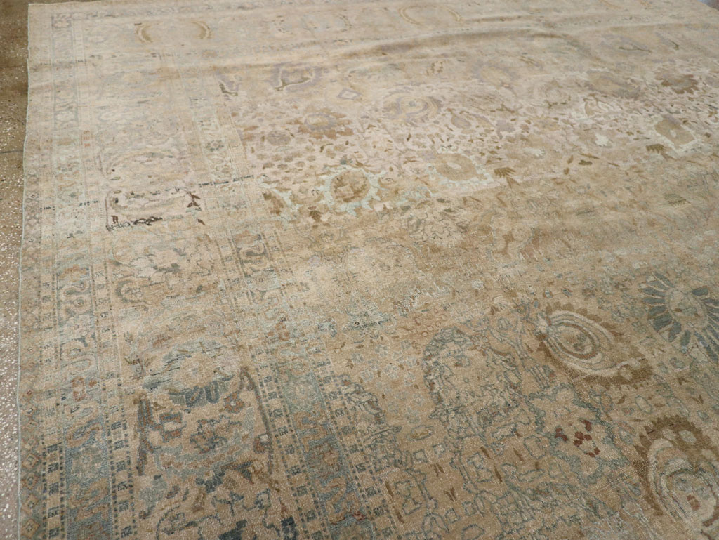 Antique Persian Tabriz Carpet, No.20177 - Gsblank