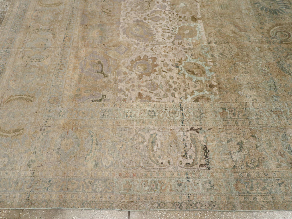Antique Persian Tabriz Carpet, No.20177 - Gsblank