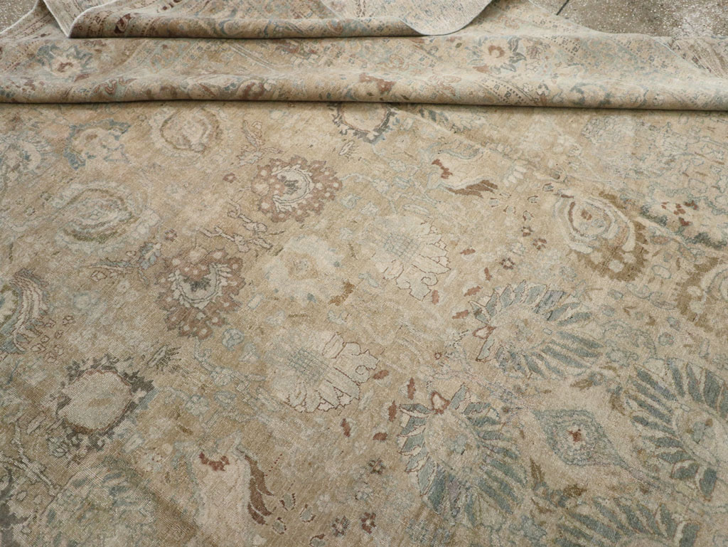 Antique Persian Tabriz Carpet, No.20177 - Gsblank