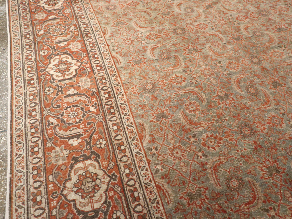 Antique Persian Tabriz Carpet, No.20180 - Gsblank