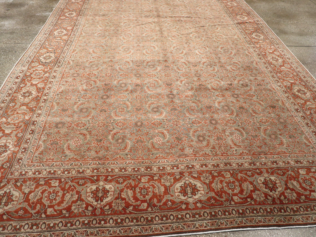 Antique Persian Tabriz Carpet, No.20180 - Gsblank